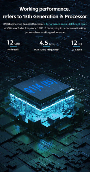 Planet Gates CHINA / Motherboard+CPU ATX DIY Desktop Motherboard with Onboard 13th Kit Interposer Core CPU Q1J4(i5 ES 0000)12C16T Iris Xe Graphics DDR5 RAM