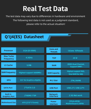 Planet Gates CHINA / Motherboard+CPU ATX DIY Desktop Motherboard with Onboard 13th Kit Interposer Core CPU Q1J4(i5 ES 0000)12C16T Iris Xe Graphics DDR5 RAM