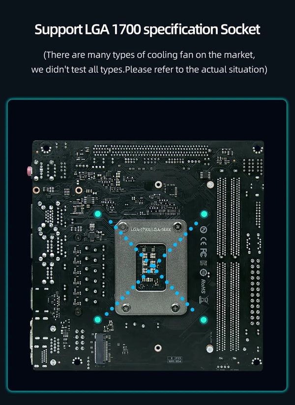 Planet Gates CHINA / Motherboard+CPU ERYING DIY ITX Desktops Motherboard Set with Onboard CPU Core Interper Kit i9 12900H i9-12900H 14C20T DDR4 Gaming PC Computers
