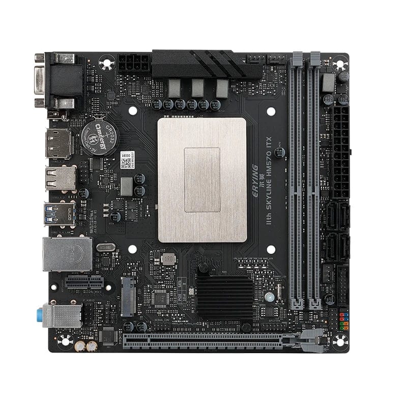 Planet Gates CHINA / Motherboard+CPU ERYING M-ITX DIY Desktop Motherboard with Onboard CPU Core Interpose Kit i7 11800H 8C16T Gaming PC Computer Office Assembly Set