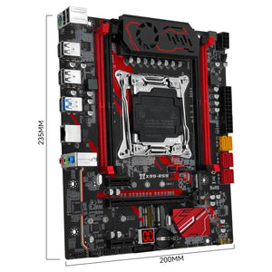 Planet Gates CHINA / Motherboard+CPU+RAM MACHINIST RS9 X99 Motherboard Combo Xeon E5 2640 V4 Kit LGA 2011-3 CPU DDR4 2*8G=16GB RAM 2133MHz NVME M.2 USB 3.0 Four Channel