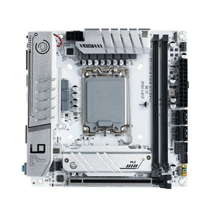 Planet Gates CHINA / Motherboards ERYING ITX B760i Gaming Motherboard ARGB LGA 1700 115x Support Core 12/13/14th i9/i7/i5/i3/Pentium Dual Channel DDR5 RAM White