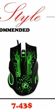 Planet Gates CHINA New Wired Gaming Mouse 6Button 3200DPI LED USB Computer Mouse Gamer Silent Optical Mice With Backlight For PC Laptop Notebook