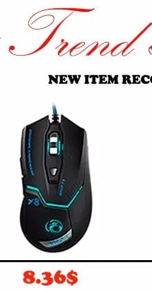Planet Gates CHINA New Wired Gaming Mouse 6Button 3200DPI LED USB Computer Mouse Gamer Silent Optical Mice With Backlight For PC Laptop Notebook