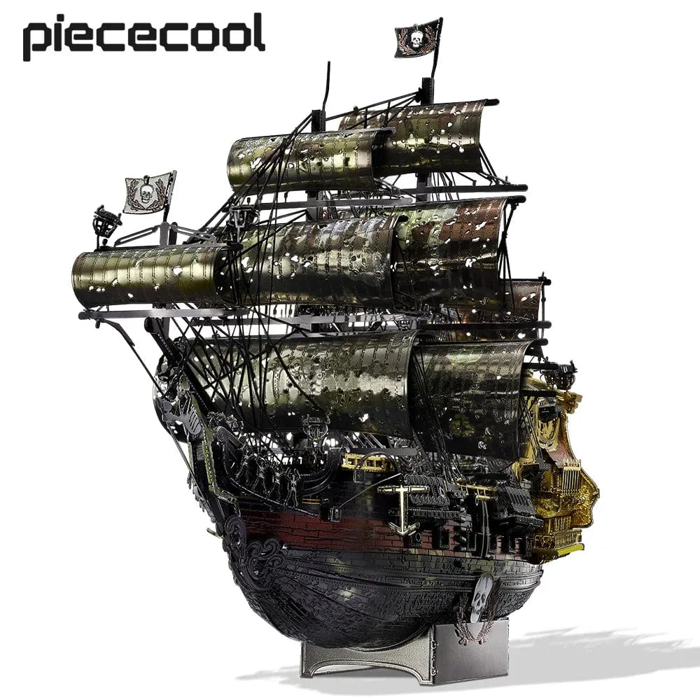 Planet Gates CHINA Piececool 3D Metal Puzzle The Queen Anne's Revenge Jigsaw Pirate Ship DIY Model Building Kits Toys for Teens Brain Teaser