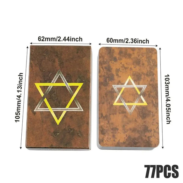 Planet Gates CHINA The Oracle Of Heaven And Hell Oracle Cards Board Game English Version Standard Tarot Decks For Witch Gift Party Favors