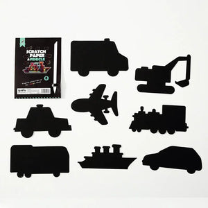 Planet Gates CHINA / Transportation 8Pcs Magic Scratch Drawing Paper DIY Scratch Art Bookmark Kids Drawing Toys Painting Book Creative Card Sticker Educational Toys