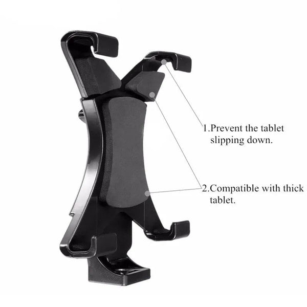 Planet Gates CHINA Universal Tablet Tripod Mount Clamp With 1/4"Thread Adapter For iPad 2/3/4/Air/Air2 /mini For Galaxy Tablet Phone Bracket Holder
