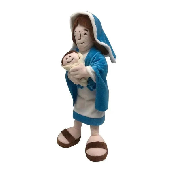 Planet Gates Christ Religious Home Decoration Virgin Mary Educational Doll Virgin Mary Plush Toy Plush Pillow Jesus Plush Doll Stuffed Toy