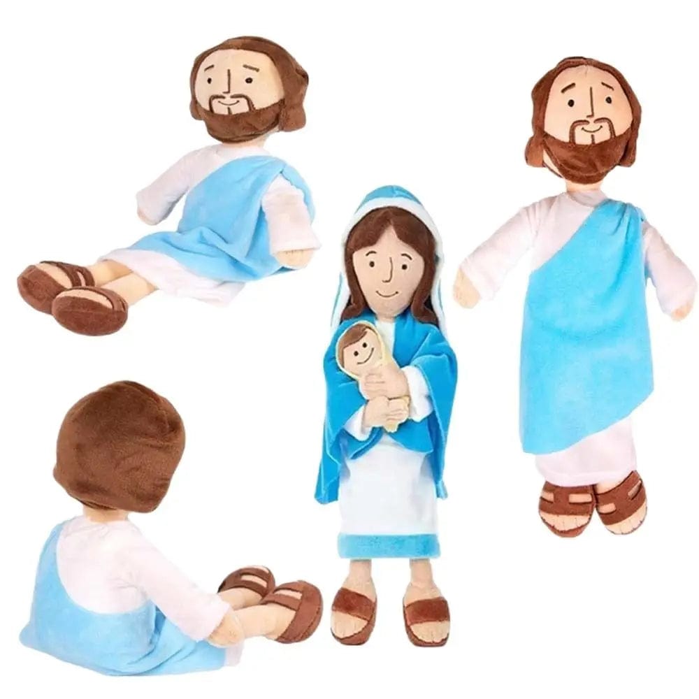 Planet Gates Christ Religious Home Decoration Virgin Mary Educational Doll Virgin Mary Plush Toy Plush Pillow Jesus Plush Doll Stuffed Toy