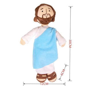Planet Gates Christ Religious Home Decoration Virgin Mary Educational Doll Virgin Mary Plush Toy Plush Pillow Jesus Plush Doll Stuffed Toy