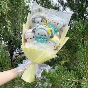 Planet Gates Christmas Gifts Cartoon Sanrio Plush Bouquet My Melody Kuromi Cinnamoroll Kt Cat Plush Doll Toy  Valentine Graduation Gifts