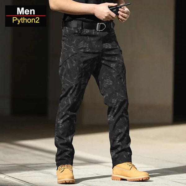 Planet Gates CHRLCK Men's Anti-scratch Tactical Pants Elasticity Hiking Trousers Men Waterproof Hunting Fishing Camping Pants Wear-resistant