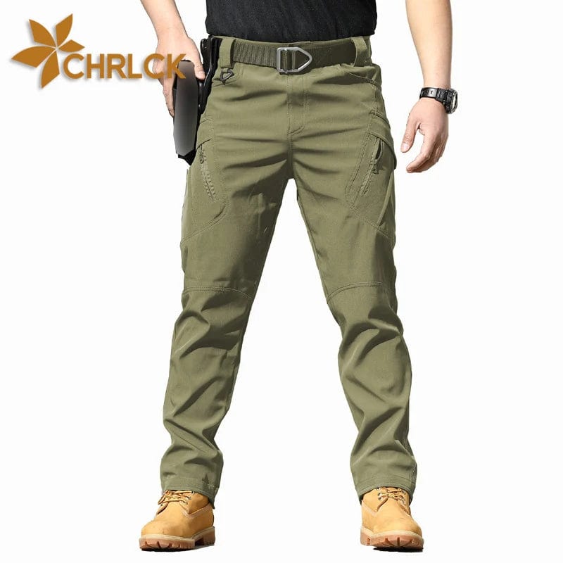 Planet Gates CHRLCK Men's Anti-scratch Tactical Pants Elasticity Hiking Trousers Men Waterproof Hunting Fishing Camping Pants Wear-resistant