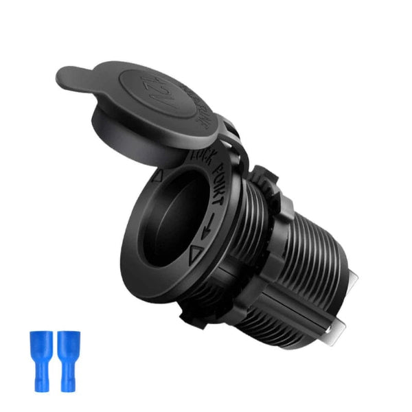Planet Gates Cigarette Lighter Socket Car Marine Motorcycle ATV RV Lighter Socket Power Outlet Socket Receptacle 12V Waterproof Plug