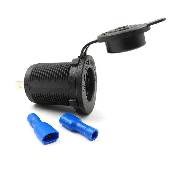 Planet Gates Cigarette Lighter Socket Car Marine Motorcycle ATV RV Lighter Socket Power Outlet Socket Receptacle 12V Waterproof Plug