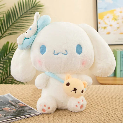 Planet Gates Cinnamoroll / 40CM Hot 40/50cm Kawaii Sanrio Kuromi My Melody Cinnamoroll Plush Toys Doll Pillow Anime Cartoon Kids Gifts Room Decoration Dolls