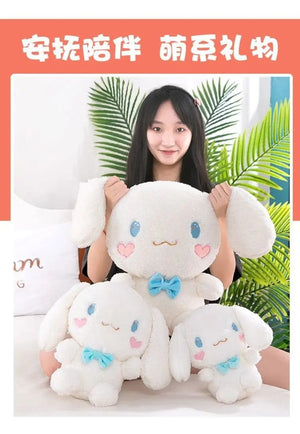 Planet Gates Cinnamoroll Plush Toys Cartoon Big Ear Dog Doll Little White Dog Toy Gives Best Friend Girl Sleep Pillow Decoration Plush Doll
