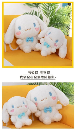 Planet Gates Cinnamoroll Plush Toys Cartoon Big Ear Dog Doll Little White Dog Toy Gives Best Friend Girl Sleep Pillow Decoration Plush Doll