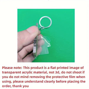 Planet Gates Classic 1pc Acrylic Material, Cute Elephant Shape, Car Key Chain, Keychain, Gift Gift, Decoration