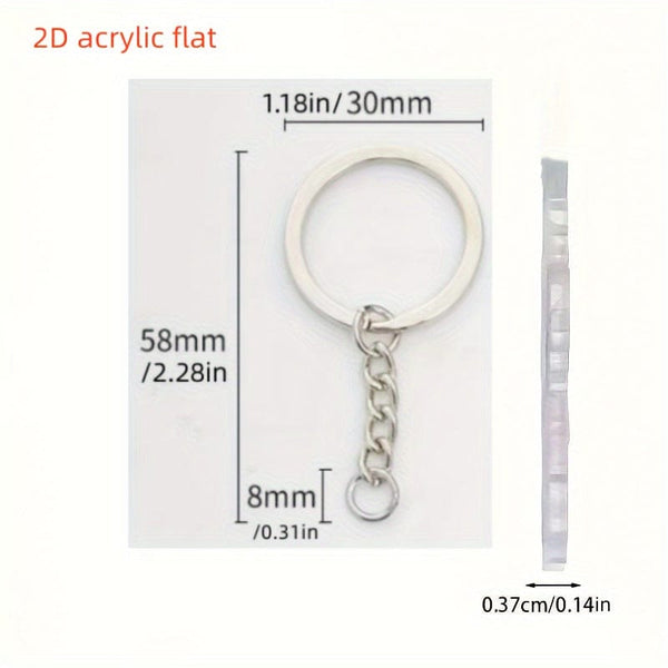 Planet Gates Classic 1pc Acrylic Material, Cute Elephant Shape, Car Key Chain, Keychain, Gift Gift, Decoration