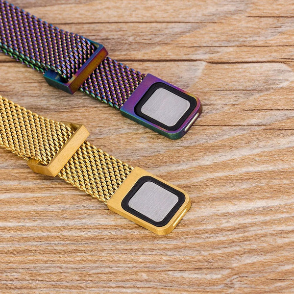 Planet Gates Classic Stainless Steel Magnetic Mesh Strap Bracelets Watch Strap 7 Colors Choice For Men and Women Lovers Bangle Jewelry Gift