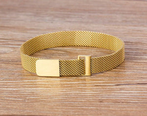 Planet Gates Classic Stainless Steel Magnetic Mesh Strap Bracelets Watch Strap 7 Colors Choice For Men and Women Lovers Bangle Jewelry Gift