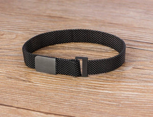 Planet Gates Classic Stainless Steel Magnetic Mesh Strap Bracelets Watch Strap 7 Colors Choice For Men and Women Lovers Bangle Jewelry Gift