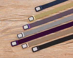 Planet Gates Classic Stainless Steel Magnetic Mesh Strap Bracelets Watch Strap 7 Colors Choice For Men and Women Lovers Bangle Jewelry Gift