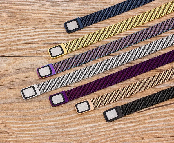 Planet Gates Classic Stainless Steel Magnetic Mesh Strap Bracelets Watch Strap 7 Colors Choice For Men and Women Lovers Bangle Jewelry Gift