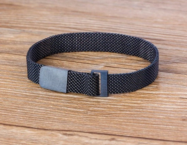 Planet Gates Classic Stainless Steel Magnetic Mesh Strap Bracelets Watch Strap 7 Colors Choice For Men and Women Lovers Bangle Jewelry Gift