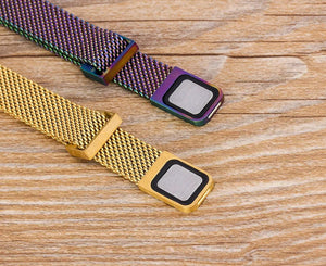 Planet Gates Classic Stainless Steel Magnetic Mesh Strap Bracelets Watch Strap 7 Colors Choice For Men and Women Lovers Bangle Jewelry Gift