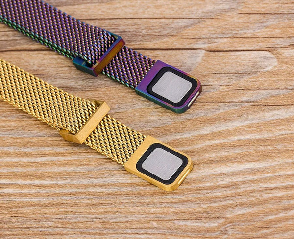 Planet Gates Classic Stainless Steel Magnetic Mesh Strap Bracelets Watch Strap 7 Colors Choice For Men and Women Lovers Bangle Jewelry Gift