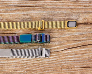 Planet Gates Classic Stainless Steel Magnetic Mesh Strap Bracelets Watch Strap 7 Colors Choice For Men and Women Lovers Bangle Jewelry Gift