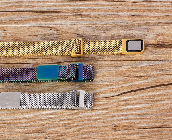 Planet Gates Classic Stainless Steel Magnetic Mesh Strap Bracelets Watch Strap 7 Colors Choice For Men and Women Lovers Bangle Jewelry Gift