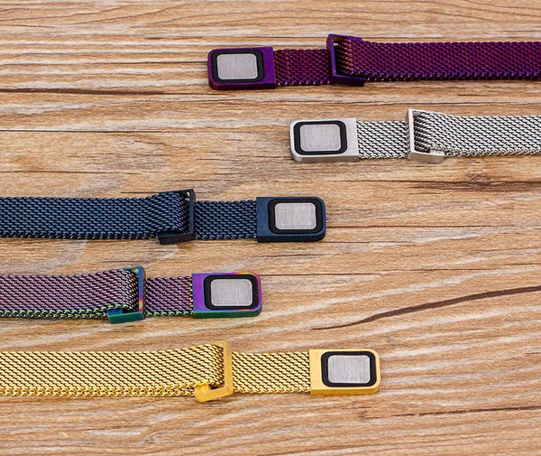 Planet Gates Classic Stainless Steel Magnetic Mesh Strap Bracelets Watch Strap 7 Colors Choice For Men and Women Lovers Bangle Jewelry Gift