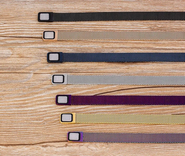 Planet Gates Classic Stainless Steel Magnetic Mesh Strap Bracelets Watch Strap 7 Colors Choice For Men and Women Lovers Bangle Jewelry Gift