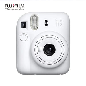 Planet Gates CLAY WHITE / Camera Accessory kit Genuine Orignial Fujifilm Instax Mini 12 Film Instant Camera with Instax Mini Film Photo Paper New Arrival