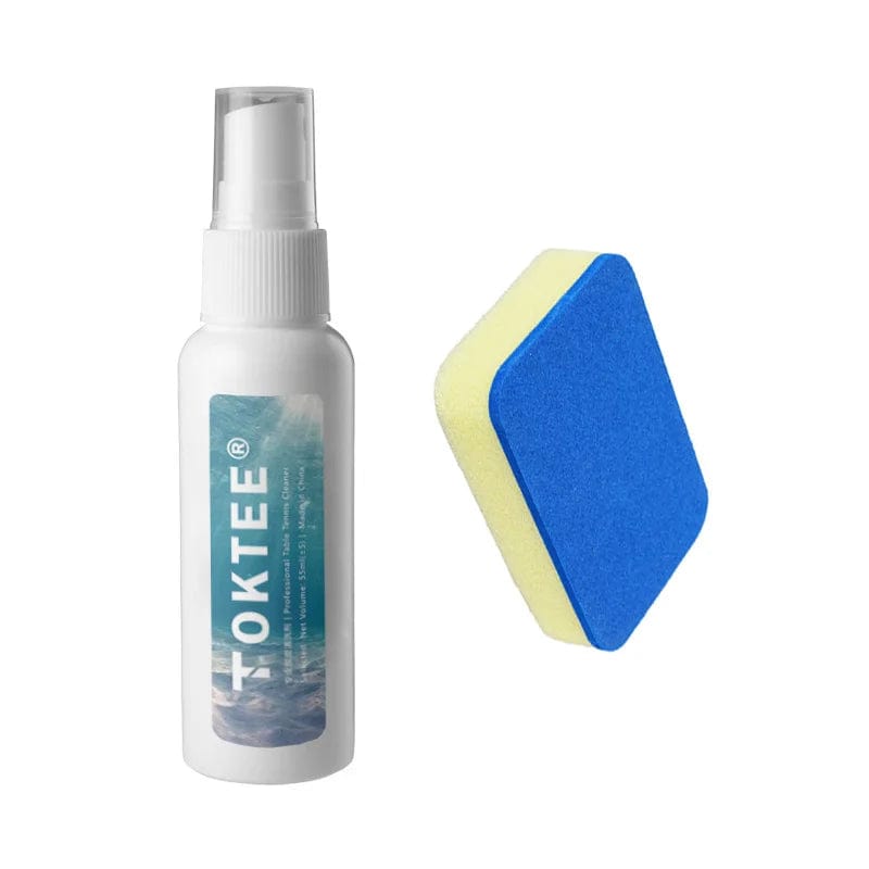 Planet Gates Cleaner and Sponge TOKTEE Professional Table Tennis Rubber Cleaning Set (Rubber Cleaner + Cleaning Sponge) Portable Ping Pong Bat Clean Care Set