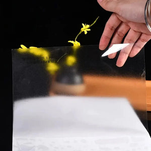 Planet Gates Clear 10sheets 10 Sheets 100% Transparent Vinyl Sticker Paper A4 Label Sticker for Inkjet Printer No Waterproof DIY Clear Glossy Adhesive Paper