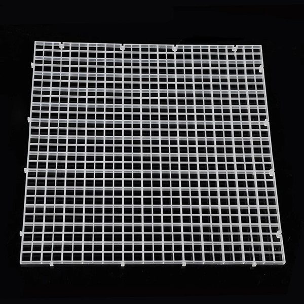 Planet Gates Clear / 30x30x0.7cm 2pcs Gravel Grid Isolation Board Aquarium Separator Free Cut Fish Tank Divider Filtration Net Cleaning Tool Replacement Parts