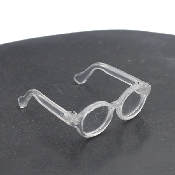 Planet Gates Clear / 4.5cm 4.5cm 6.5cm 9cm transparent Plastic Glasses For 1/8 1/6 1/3 1/4 bjd,Labubu,MSD SD,Plush EXO Doll sunglasses Free shipping