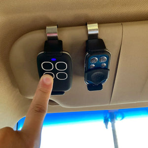Planet Gates Clip Car Sun Visor Clip Holder Gate Remote 47-68mm for Garage Door Control Car Keychain Barrier Universal Opener Quick installation