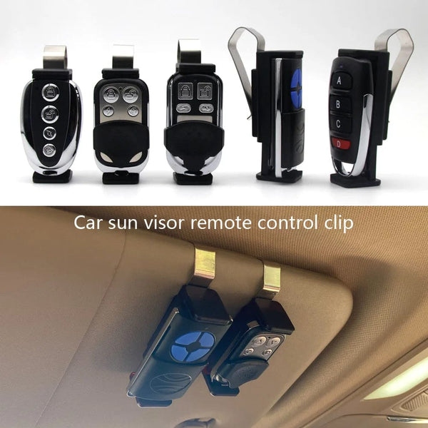 Planet Gates Clip Car Sun Visor Clip Holder Gate Remote 47-68mm for Garage Door Control Car Keychain Barrier Universal Opener Quick installation