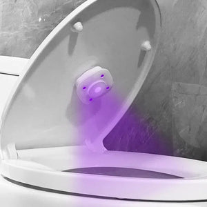 Planet Gates Closestool Sterilization Lamp UVC Ultraviolet Disinfection Lamp Toilet Bathroom USB Rechargeable Sterilizer Aromatherapy Tablets