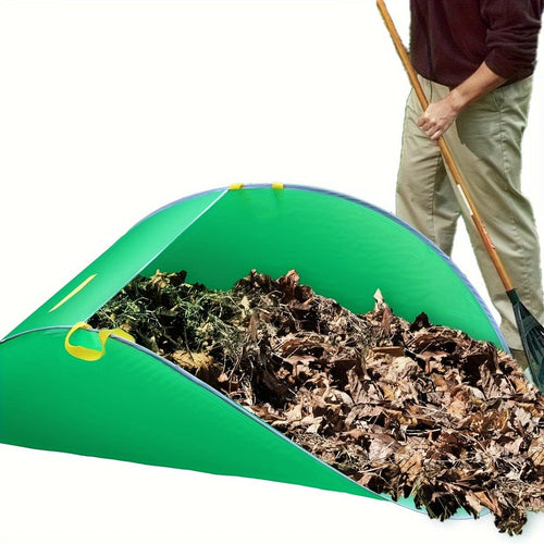 Planet Gates Cloth Bag Style 1 Pack, Leaf Collector, Portable Pop Up Leaf Bags, Foldable Leaf Pick Up Tools Leaf Loader, Reusable Yard Garden Bags For Leaves Lawn Trash