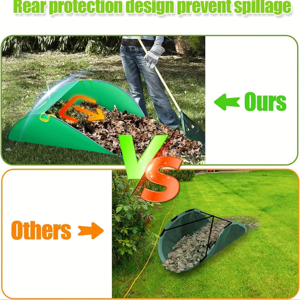 Planet Gates Cloth Bag Style 1 Pack, Leaf Collector, Portable Pop Up Leaf Bags, Foldable Leaf Pick Up Tools Leaf Loader, Reusable Yard Garden Bags For Leaves Lawn Trash