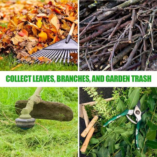 Planet Gates Cloth Bag Style 1 Pack, Leaf Collector, Portable Pop Up Leaf Bags, Foldable Leaf Pick Up Tools Leaf Loader, Reusable Yard Garden Bags For Leaves Lawn Trash