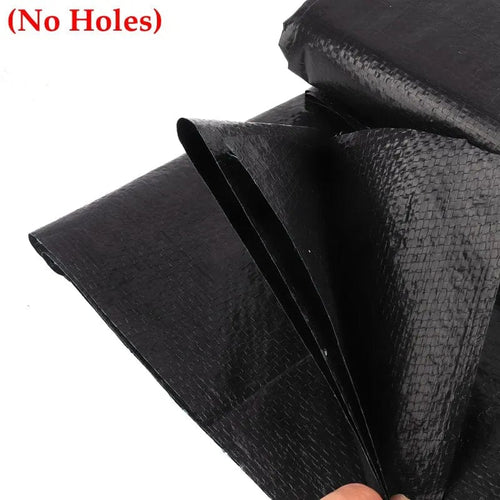 Planet Gates Cloth without holes / 3mx3m Thick 0.29mm Black PE Tarpaulin Rainproof Cloth Garden Greenhouse Succulent Plants Cover Waterproof Sunscreen Sunshade Cloth