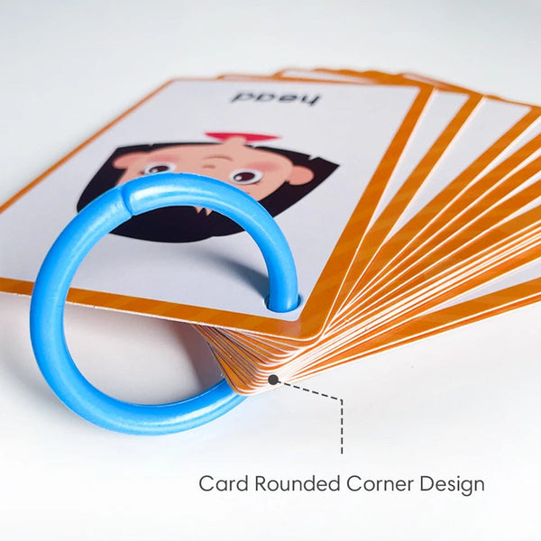 Planet Gates Clothes 15Pcs Montessori Kids English Words Learning Flashcards Early Educational Cards Classroom Supplies Kindergarten Teacher Teaching Aids